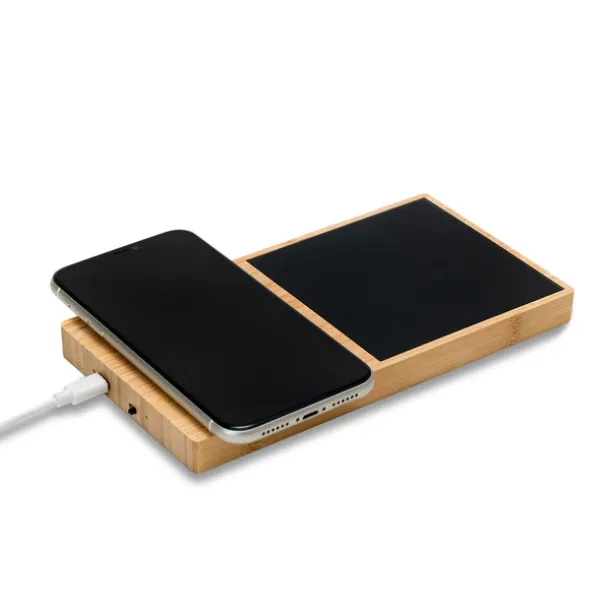 VALAIS wireless charger with a cup warmer Beige