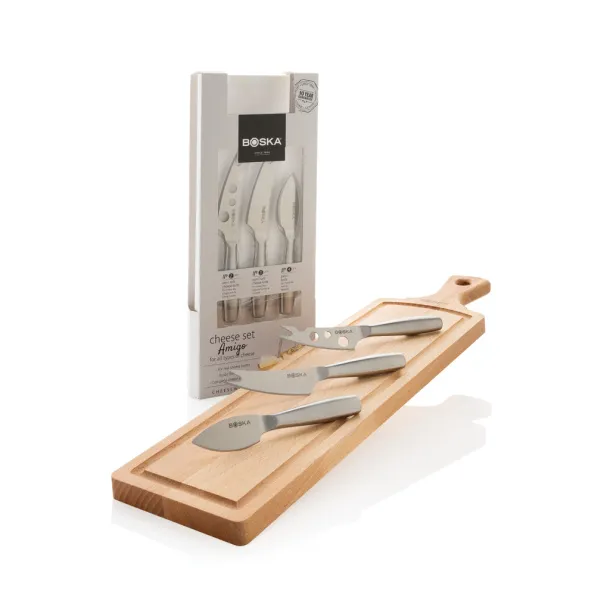 BOSKA Amigo Cheese Set - Boska brown steel