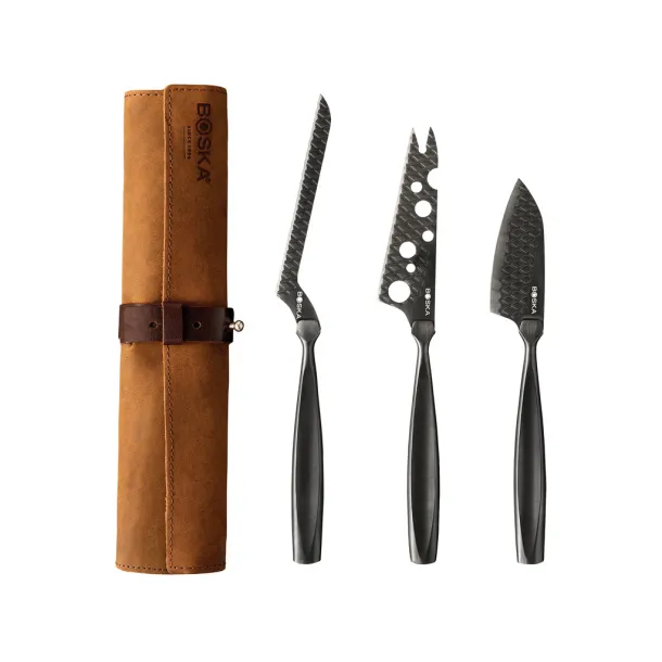 Monaco+ Black BOSKA Cheese Knife Set - Boska Black 