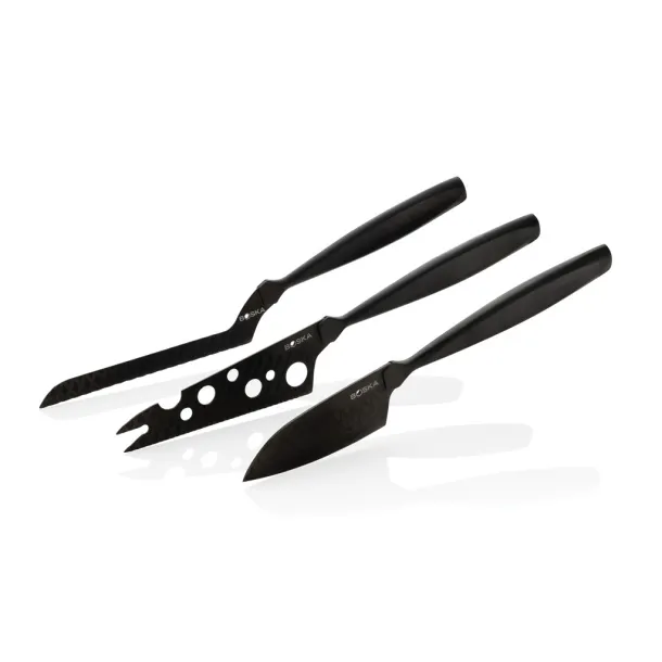 Monaco+ Black BOSKA Cheese Knife Set - Boska Black 