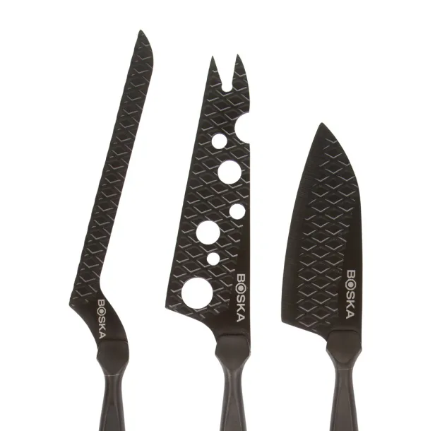 Monaco+ Black BOSKA Cheese Knife Set - Boska Black 