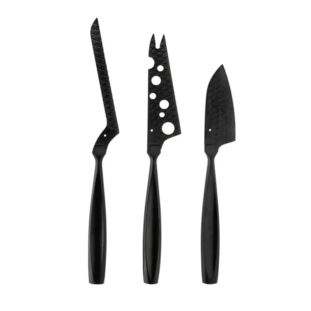 Monaco+ Black BOSKA Cheese Knife Set - Boska Black 