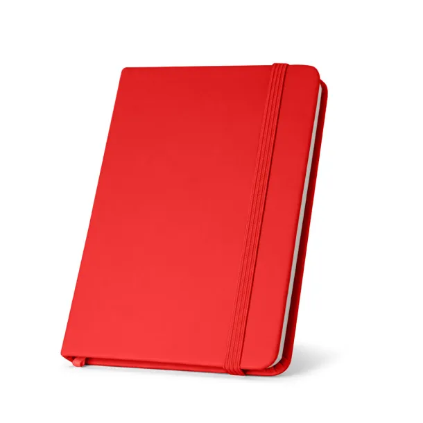 CAMPUS A5 hardcover notebook in PU (35% recycled) with lined pages Red