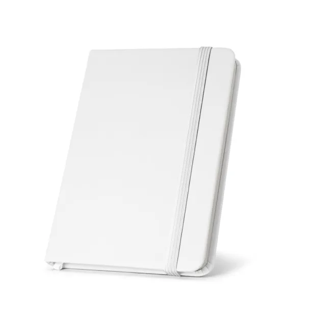 CAMPUS A5 hardcover notebook in PU (35% recycled) with lined pages White