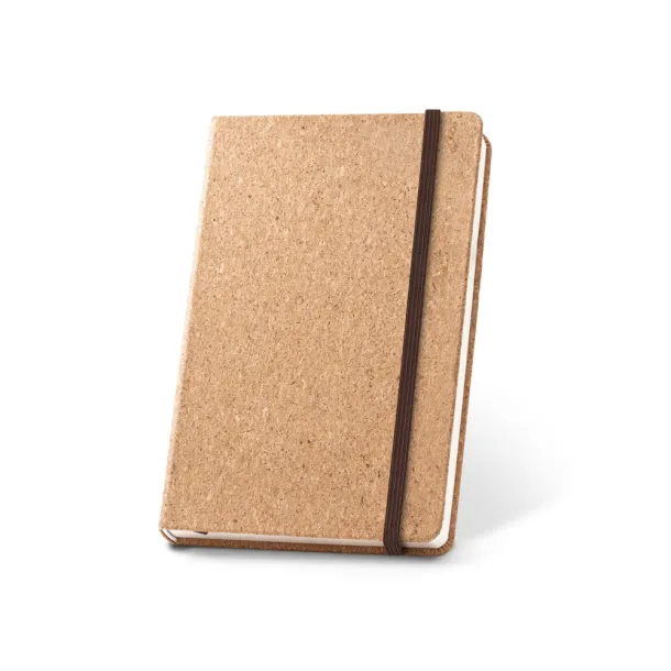 HAWKINS A5 notes od pluta s praznim stranicama od FSC™ materijala, A5 Prirodna