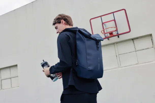 Urban vodootporan 16" laptop ruksak s preklopom - XD Design navy Crna