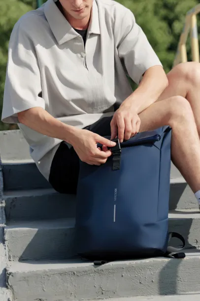 Urban vodootporan 16" laptop ruksak s preklopom - XD Design navy Crna