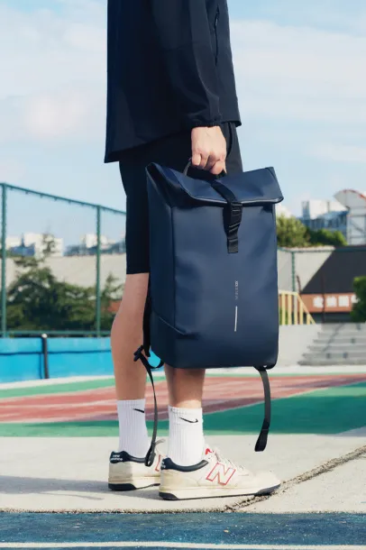 Urban vodootporan 16" laptop ruksak s preklopom - XD Design navy Crna