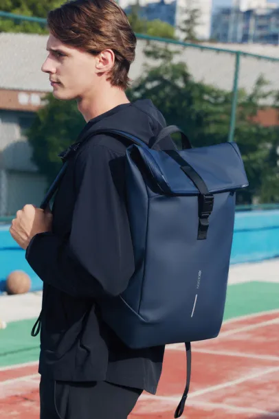 Urban vodootporan 16" laptop ruksak s preklopom - XD Design navy Crna
