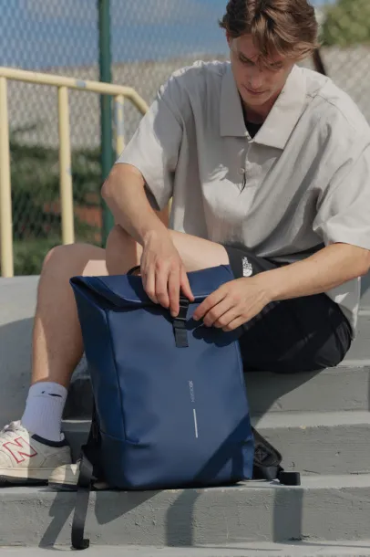 Urban vodootporan 16" laptop ruksak s preklopom - XD Design navy Crna