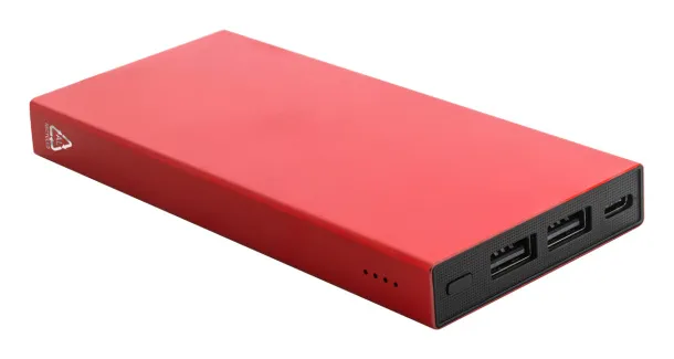RaluTen prijenosna baterija, 10 000 mAh Crvena