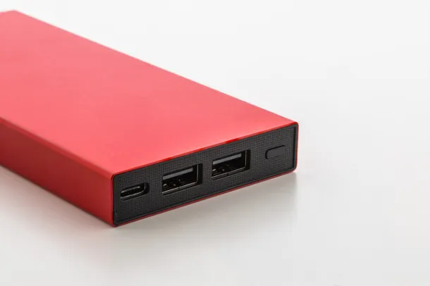 RaluTen prijenosna baterija, 10 000 mAh Crvena
