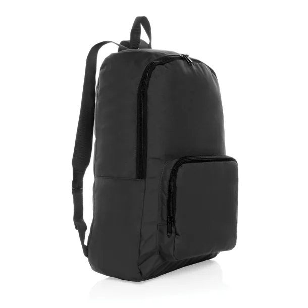 Dillon AWARE™ RPET foldable classic backpack - XD Collection Black 