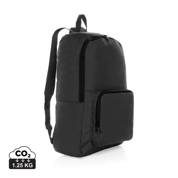 Dillon AWARE™ RPET foldable classic backpack - XD Collection Black 