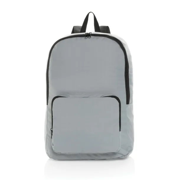 Dillon AWARE™ RPET foldable classic backpack - XD Collection Siva