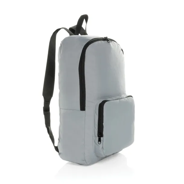 Dillon AWARE™ RPET foldable classic backpack - XD Collection grey 