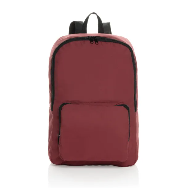 Dillon AWARE™ RPET foldable classic backpack - XD Collection Crvena