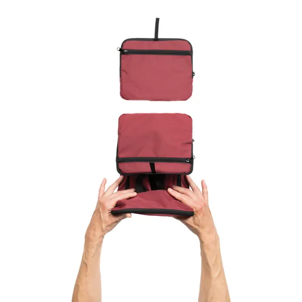 Dillon AWARE™ RPET foldable classic backpack - XD Collection Red 