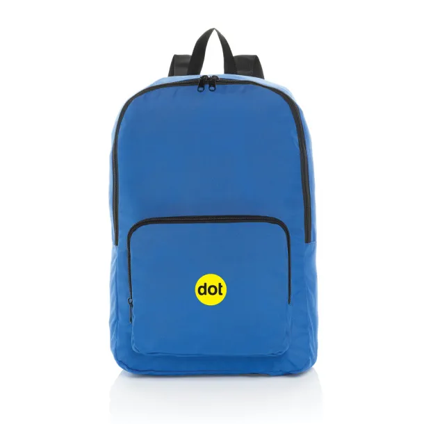 Dillon AWARE™ RPET foldable classic backpack - XD Collection blue 