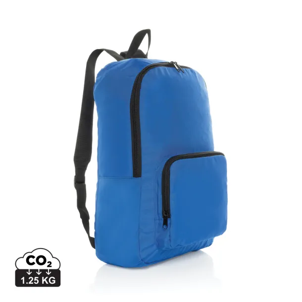 Dillon AWARE™ RPET foldable classic backpack - XD Collection blue 