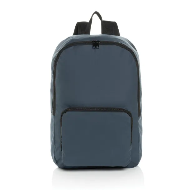 Dillon AWARE™ RPET foldable classic backpack - XD Collection navy