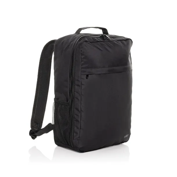Swiss Peak Aware™ Essential RPET 15,6" laptop ruksak - Swiss Peak Crna 