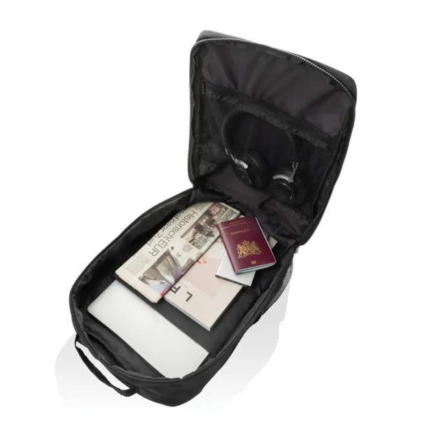 Swiss Peak Aware™ Essential RPET 15,6" laptop ruksak - Swiss Peak Crna 