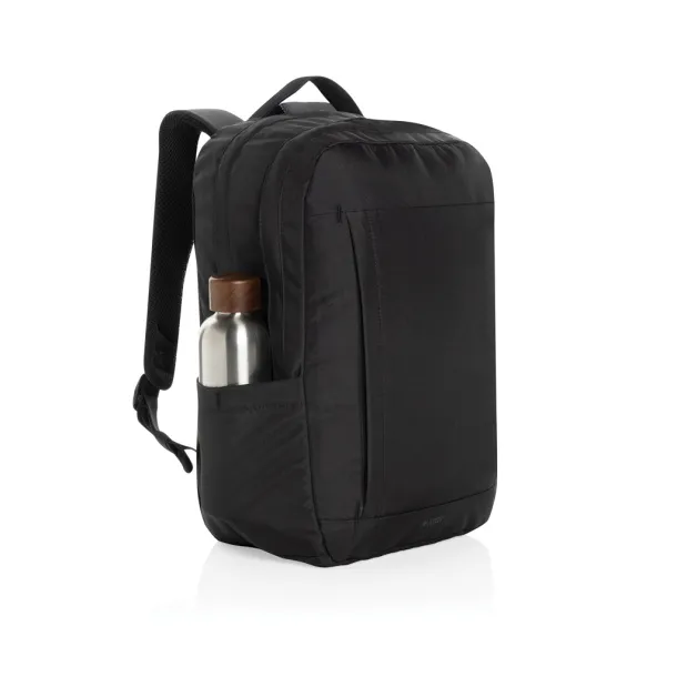 SP Aware™ Edin RPET 100% recycled 15.6 inch laptop backpack - Swiss Peak Black 