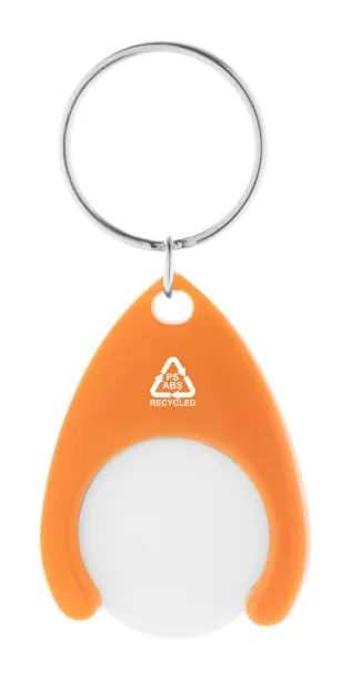 Neppy RABS trolley coin keyring Orange