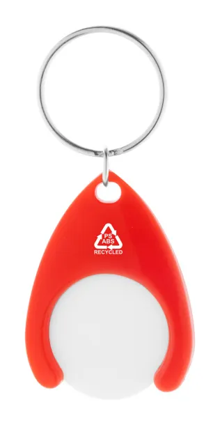 Neppy RABS trolley coin keyring Red