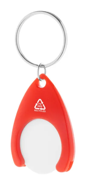 Neppy RABS trolley coin keyring Red