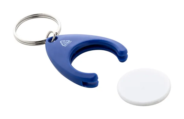 Neppy RABS trolley coin keyring Blue