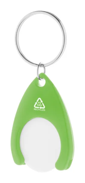 Neppy RABS trolley coin keyring Green