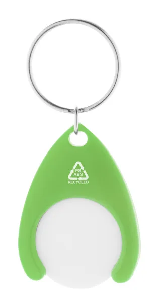 Neppy RABS trolley coin keyring Green