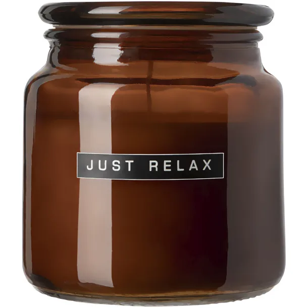 Wellmark Let's Get Cozy svijeća s mirisom cedrovine, 650 g - WELLmark Amber heather