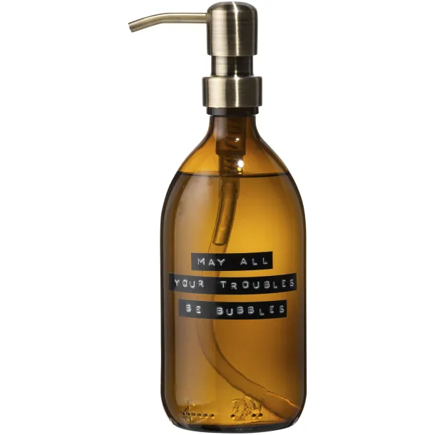 Wellmark Bubbles 500 ml hand soap dispenser - WELLmark Amber heather