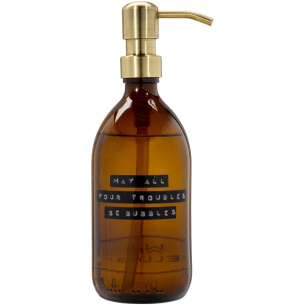 Wellmark Bubbles 500 ml hand soap dispenser - WELLmark Amber heather