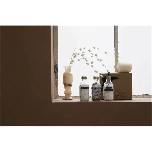 Wellmark Just Relax Poklon set za kupanje s 3 soli za kupanje, 200 ml - WELLmark Bijela