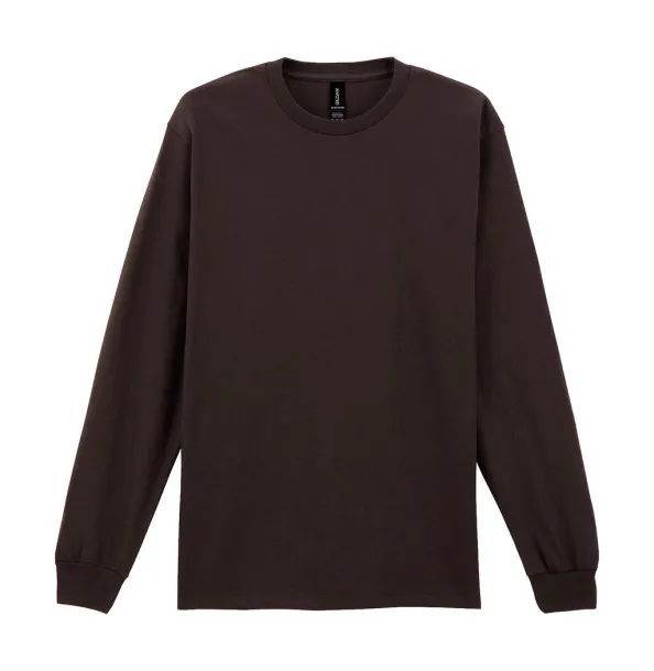  Ultra Cotton Adult T-Shirt LS - Gildan Dark Chocolate