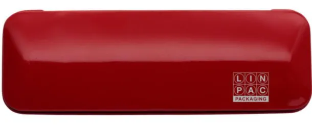  YOLANDA Aluminium writing set red