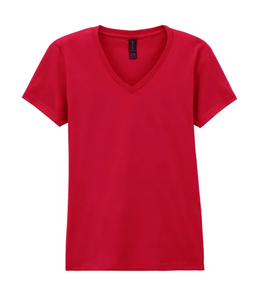  Ladies Softstyle® V-Neck T-Shirt - Gildan Cherry Red