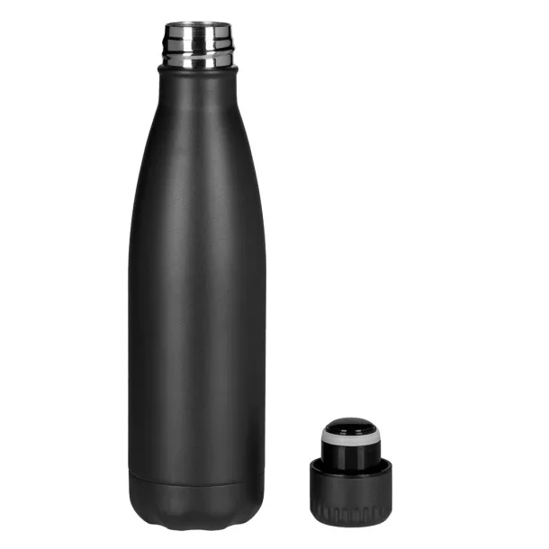 FLUID LUX Double wall thermos, 500 ml Black