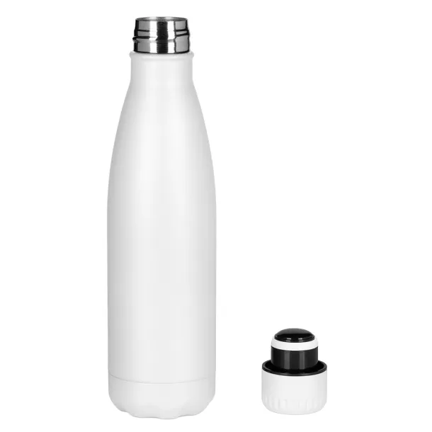 FLUID LUX Double wall thermos, 500 ml White