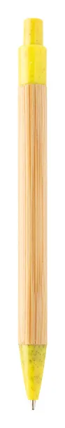 Boothic bamboo ballpoint pen Yellow Natural