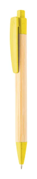 Boothic bamboo ballpoint pen Yellow Natural