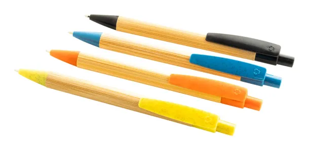 Boothic bamboo ballpoint pen Yellow Natural