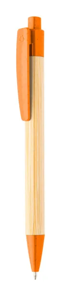 Boothic bamboo ballpoint pen Orange Natural