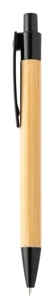 Boothic bamboo ballpoint pen Black Natural