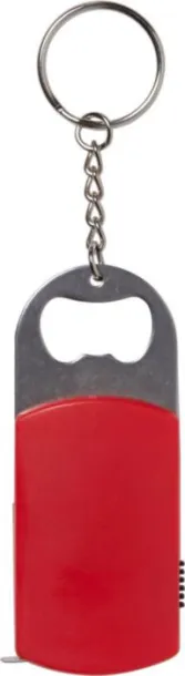  KAREN ABS key holder with bottle opener red