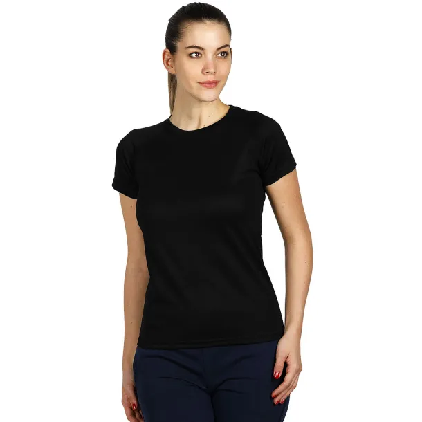 CROSSFIT LADY Ženska sportska majica kratkih rukava, 130 g/m3 Black